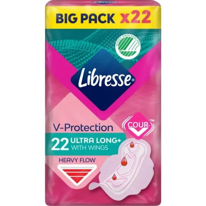 Libresse Ultra Long+ Дамски превръзки х 22 бр