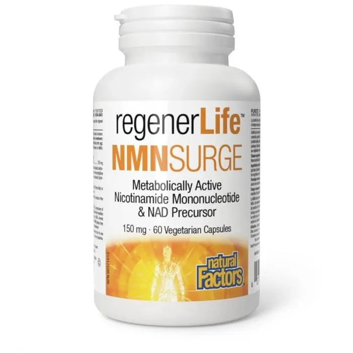 Natural Factors RegenerLife NMN Никотинамид  мононуклеотид 150 мг x 60 капсули 
