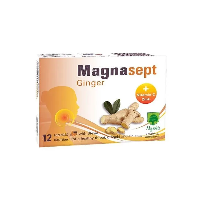 Магнасепт Джинджифил х 12 пастила Magnalabs