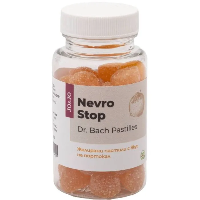 Dr. Bach Nevro Stop Желирани пастили при паник атака с вкус на портокал х 80 г