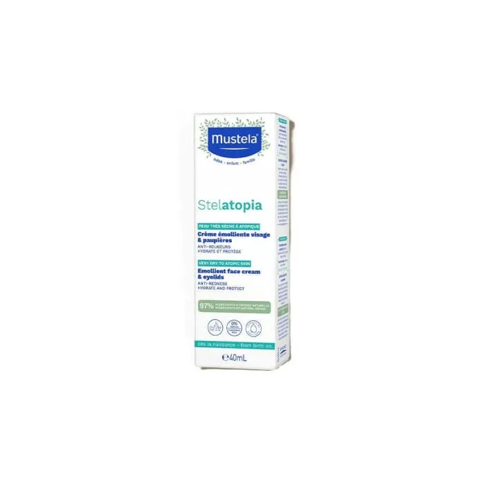 Mustela Stelatopia Емолиентен крем за лице и клепачи 40 мл ▷ На