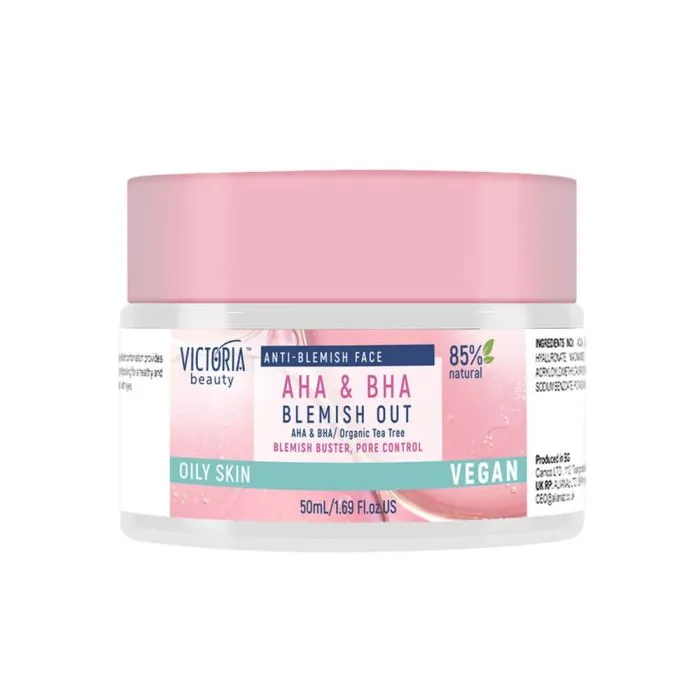 Victoria Beauty Blemish Out AHA & BHA Крем за лице за мазна кожа 50 мл