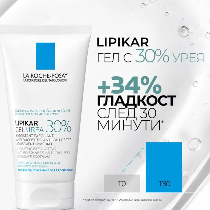 La Roche-Posay Lipikar Гел за тяло с урея 30% 50 мл