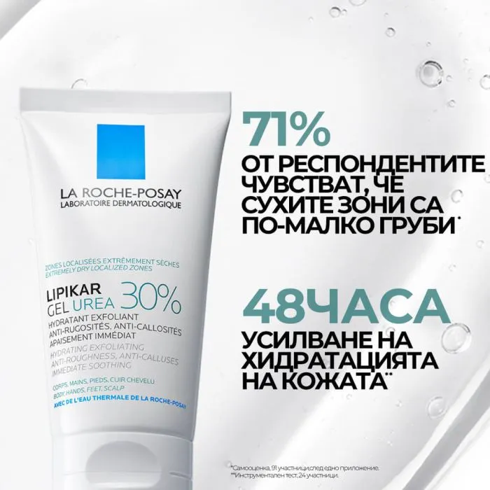 La Roche-Posay Lipikar Гел за тяло с урея 30% 50 мл