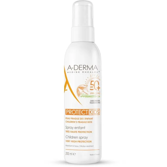 A-Derma Protect Kids Слънцезащитен спрей за деца SPF50+ 200 мл