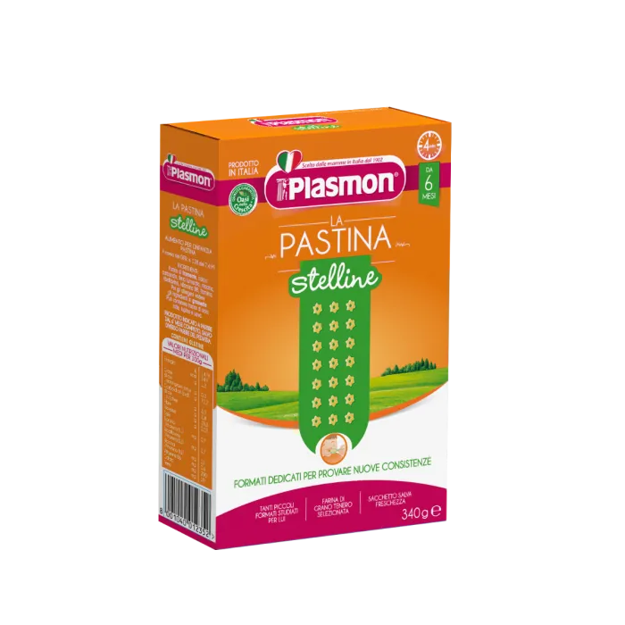 Plasmon Stelline Паста за деца звездички 6М+ 340 гр
