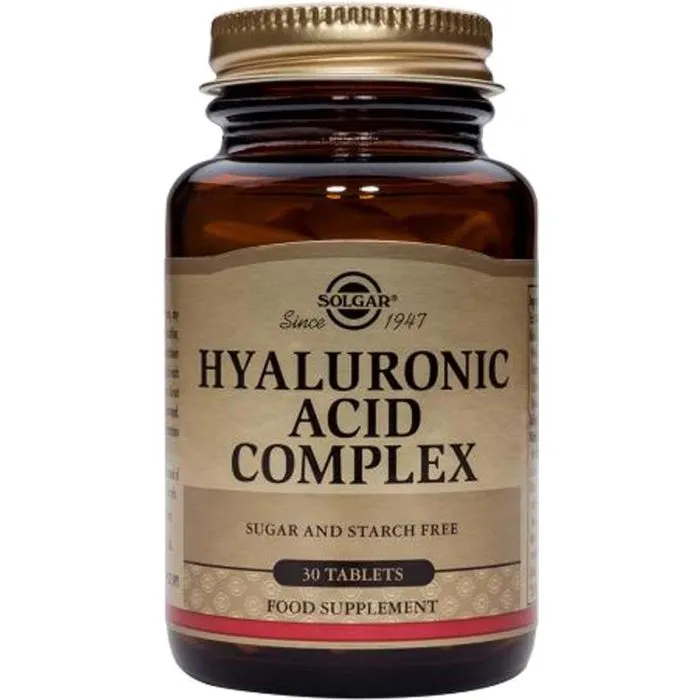 Solgar Hialuronic Acid Complex Хиалуронова киселина комплекс х30 таблетки