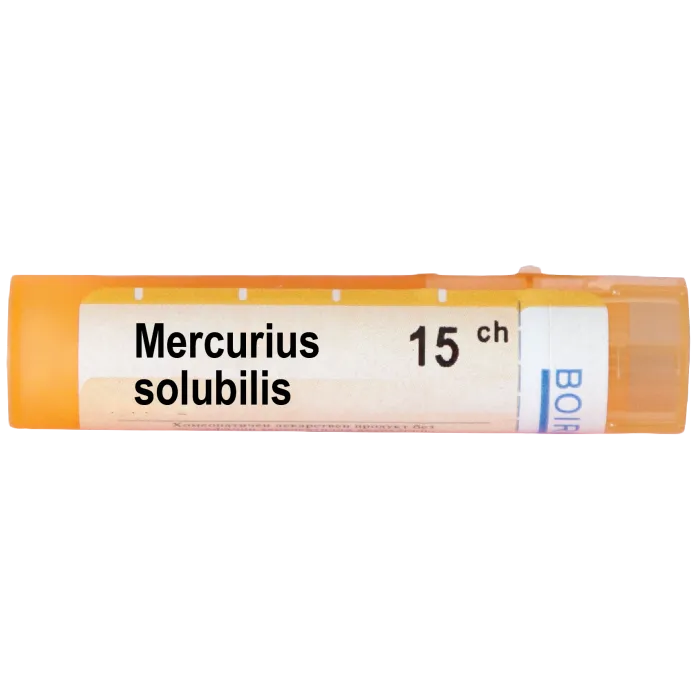 Boiron Mercurius solubilis Меркуриус солубилис 15 СН