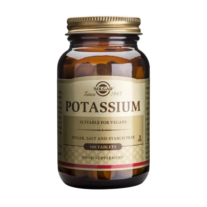 Solgar Potassium Gluconate Калиев Глюконат 99 мг х100 таблетки