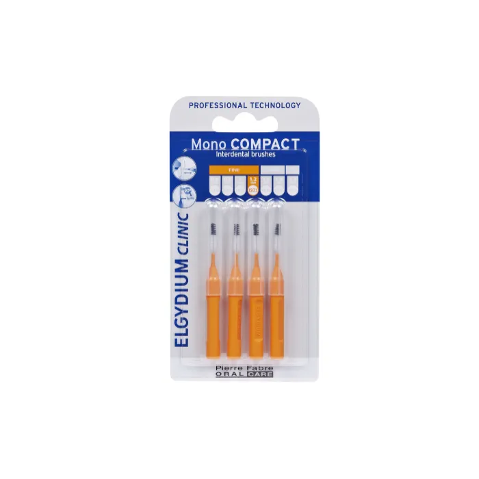 Elgydium Clinic Mono Compact 1.2 mm интердентални четки моно компакт оранжеви