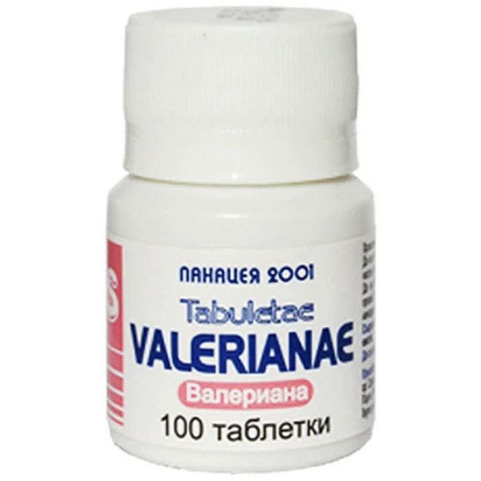 Valerianae Валериана при безсъние и стрес х 100 таблетки Панацея 2001