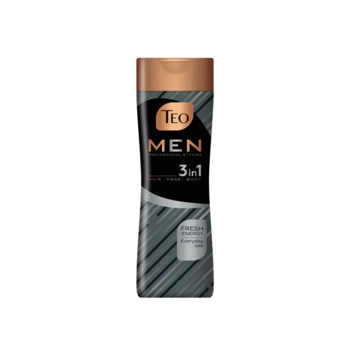 Тeo Men 3in1 За измиване на коса, тяло и лице 350 мл