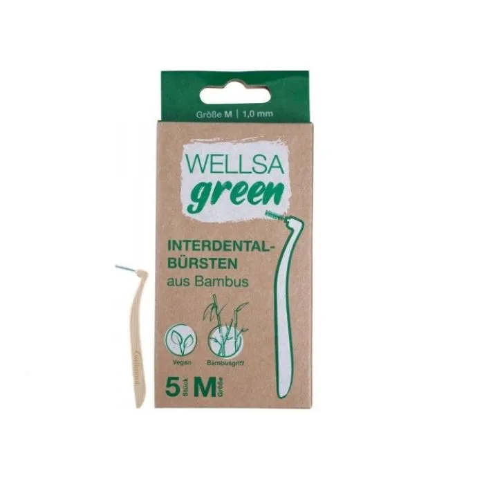 Wellsamed Интердентална четка Wellsagreen размер М 1.0 мм x5 бр