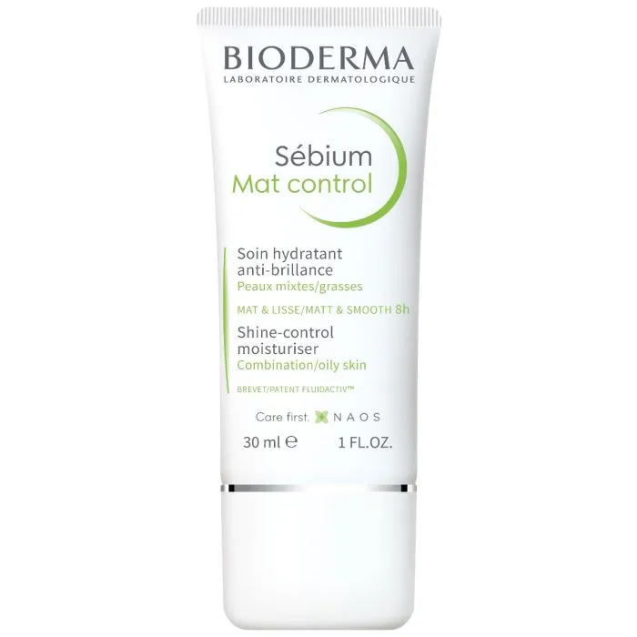 Bioderma Sebium Mat Control Матиращ хидратиращ крем за комбинирана и мазна кожа 30 мл