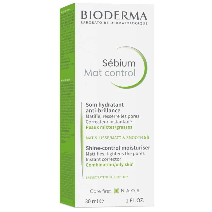 Bioderma Sebium Mat Control Матиращ хидратиращ крем за комбинирана и мазна кожа 30 мл
