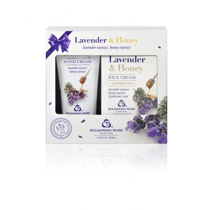 Lavender & Honey Комплект Крем за лице + Крем за ръце Българска роза
