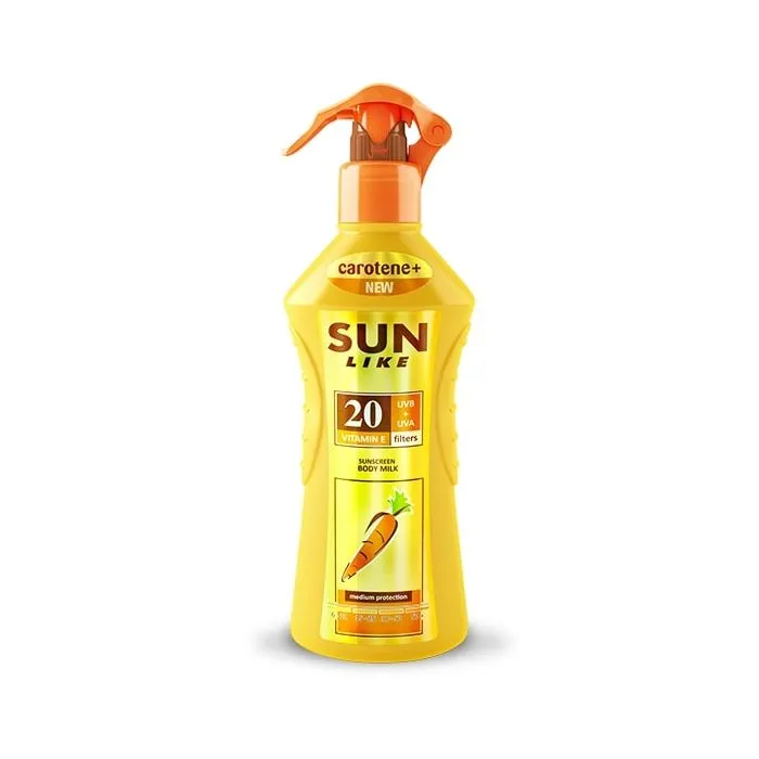 Sun Like Слънцезащитно мляко за тяло SPF20 200 мл