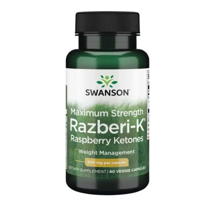 Swanson Full Spectrum Black Raspberry Пълен спектър Черна малина 425 мг 60 капсули