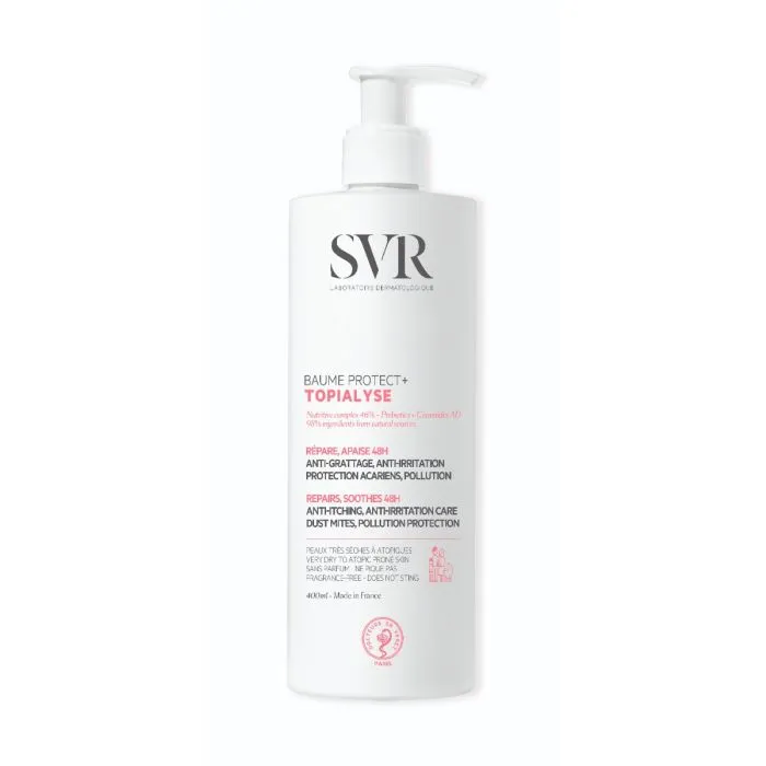 SVR Topialyse Baume Protect+ Подхранващ крем-балсам за много суха и атопична кожа 400 мл
