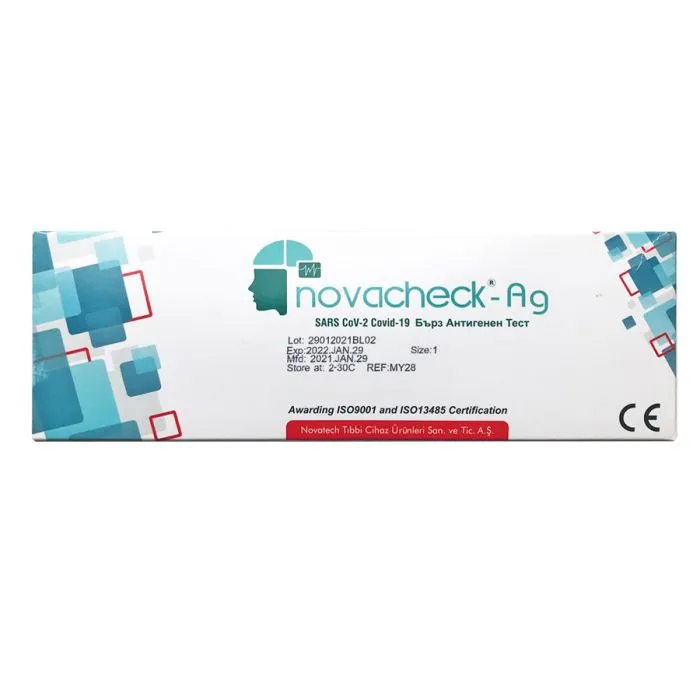 NovaCheck Бърз антигенен тест за коронавирус SARS-CoV-2 Covid-19 (тампон)