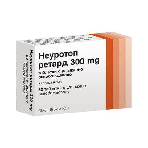 Неуротоп Ретард 300 мг х 50 таблетки Gerot Pharmaceutica