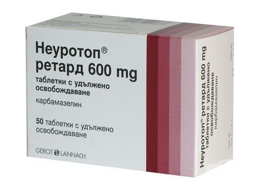 Неуротоп Ретард 600 мг х 50 таблетки Gerot Pharmaceutica
