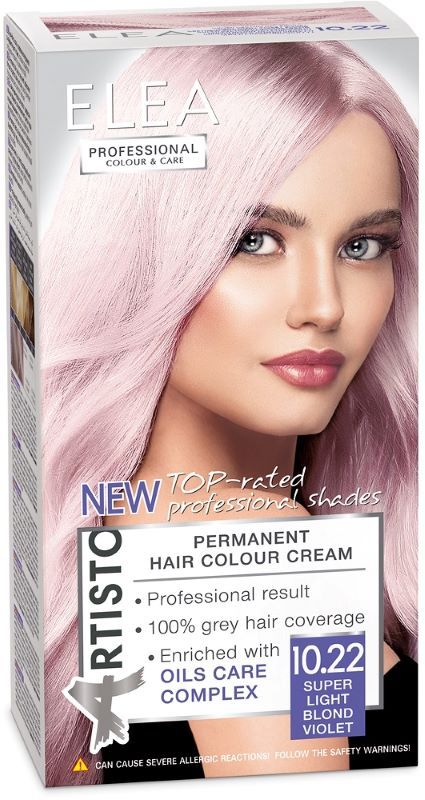 Elea Professional Artisto Крем боя за коса 10.22 Супер светло рус виолет