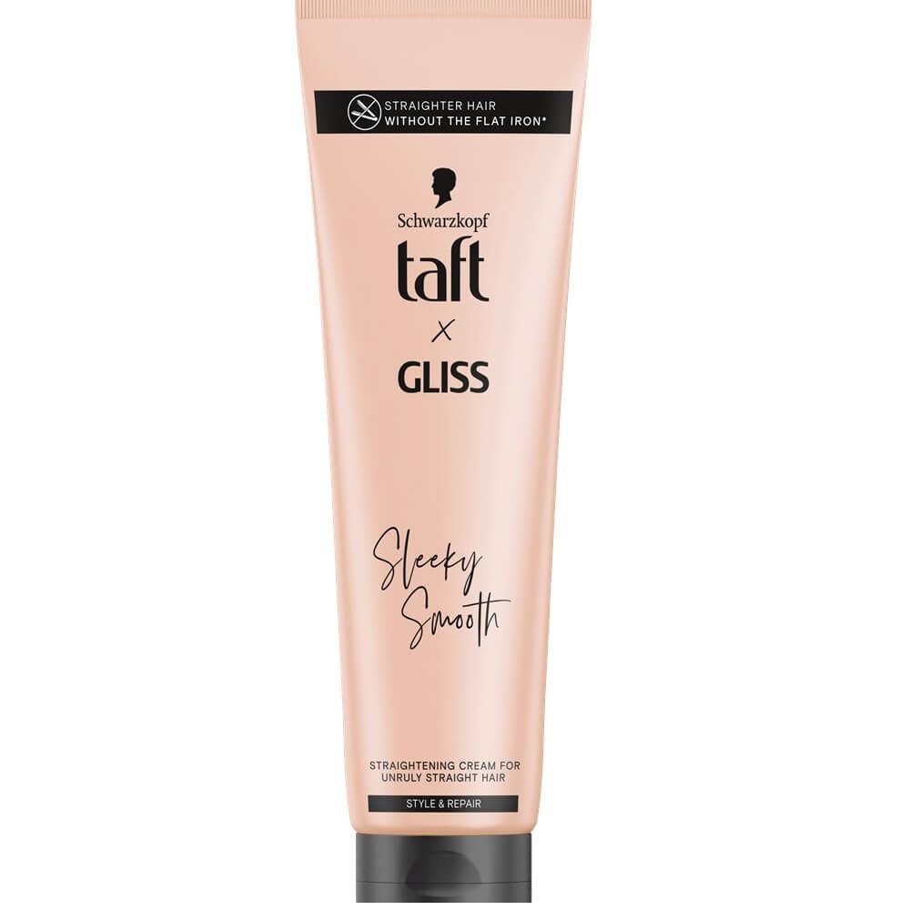 Taft x Gliss Sleeky Smooth Крем за изправяне на непокорна коса 150 мл