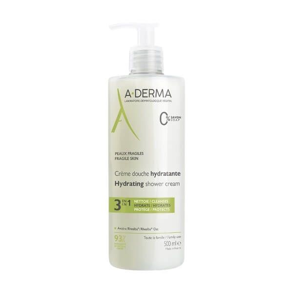 A-Derma Хидратиращ защитен душ крем 500 мл
