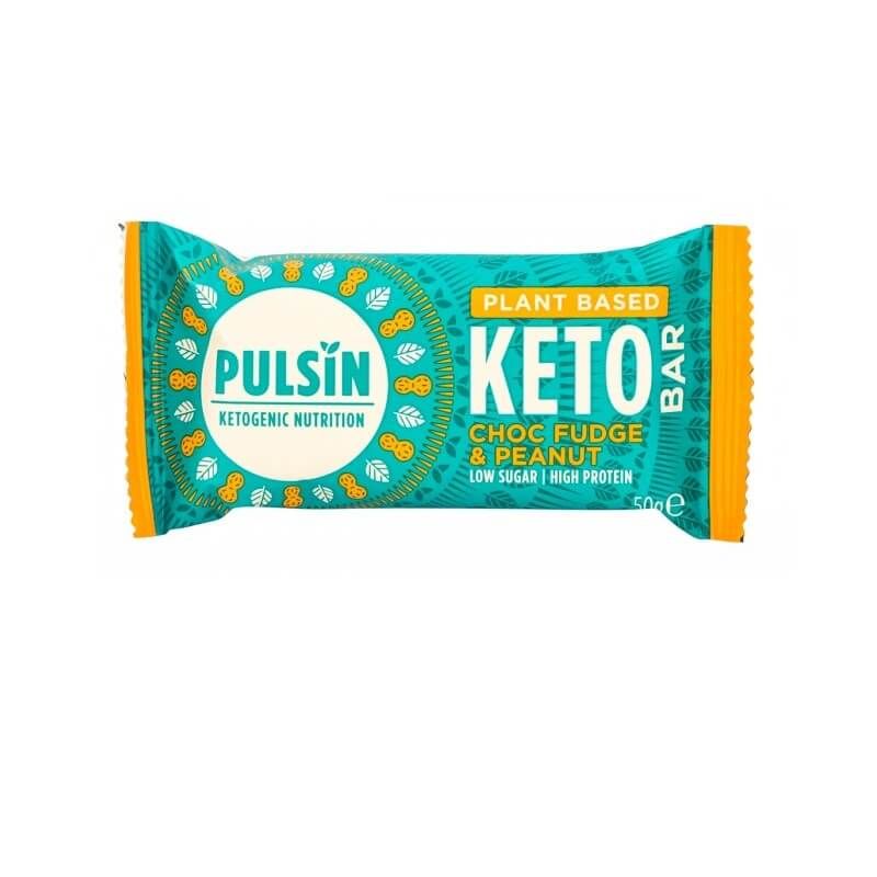 Pulsin Протеинов кето бар Шоколадов крем и фъстъци 50 гр