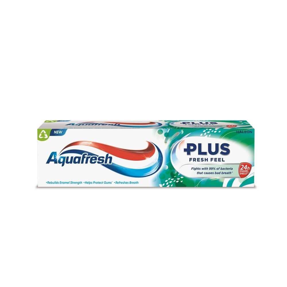 Aquafresh Plus Fresh Feel Освежаваща паста за зъби 75 мл