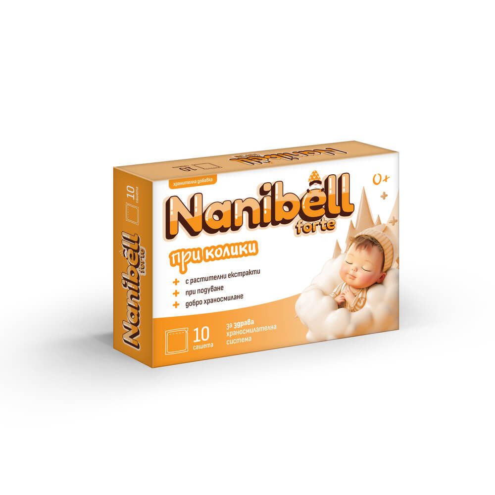 Nanibell Forte При колики 0М+ х 10 сашета