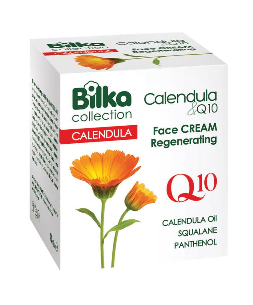 Bilka Calendula Регенериращ крем за лице с Q10 40 мл