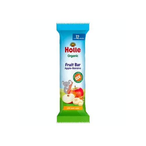 Holle Био барче плодово ябълка и банан 12М+ 25 гр