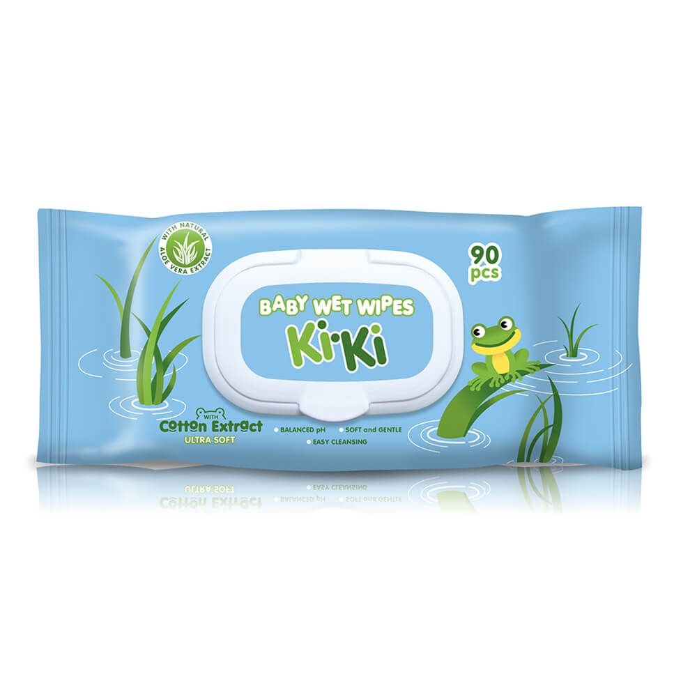 Kiki Бебешки мокри кърпи х 90 бр