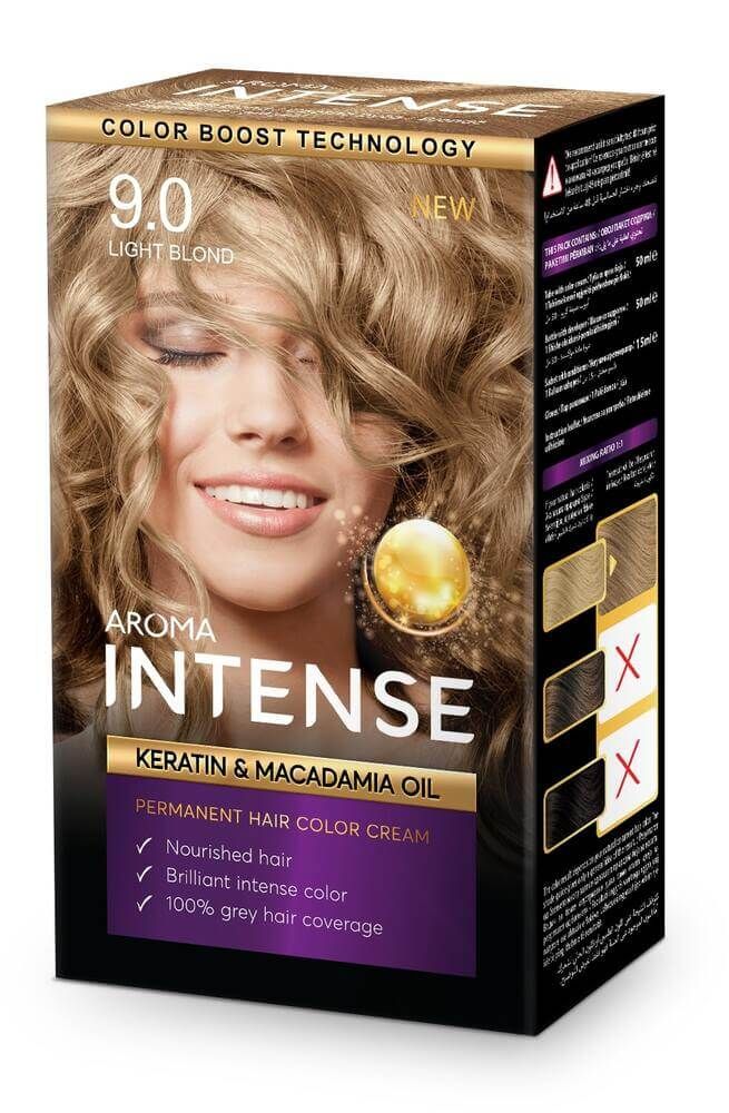 Kolora Intense Крем-боя за коса 9.0 Светло рус 50 мл