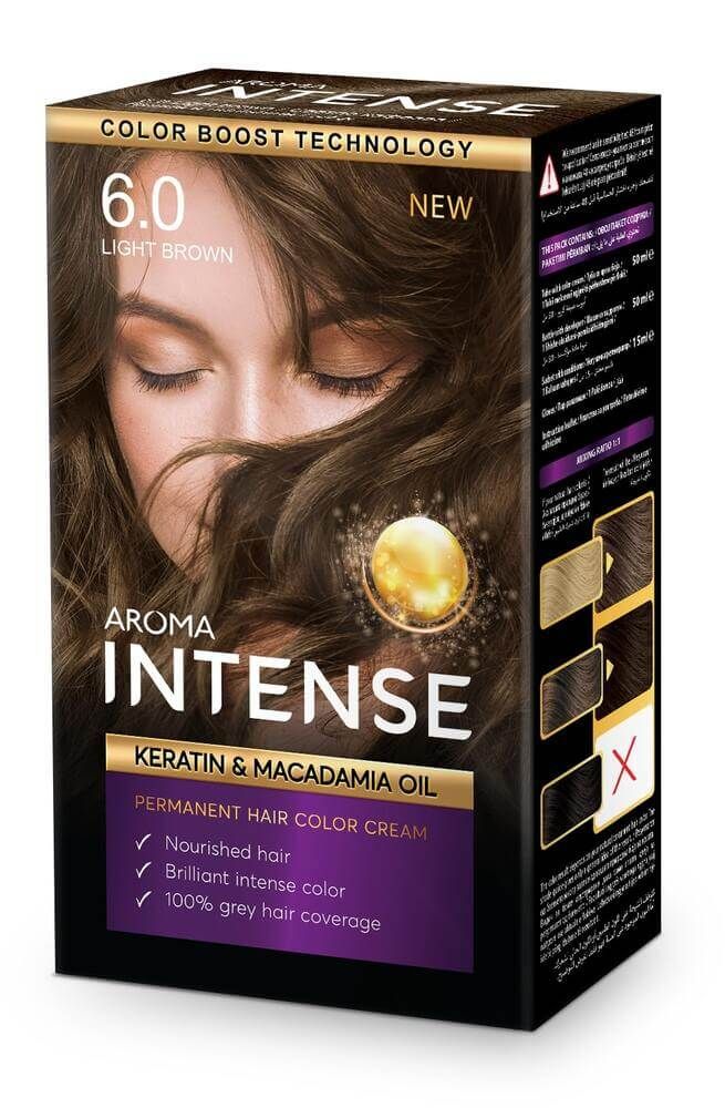 Kolora Intense Крем-боя за коса 6.0 Светло кафяв 50 мл