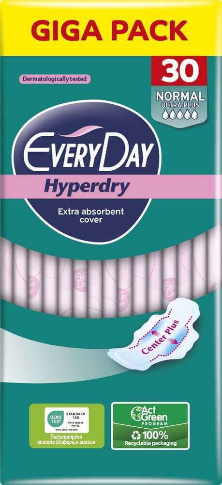 Everyday Hyperdry Normal Ultra Plus Дамски превръзки х 30 броя