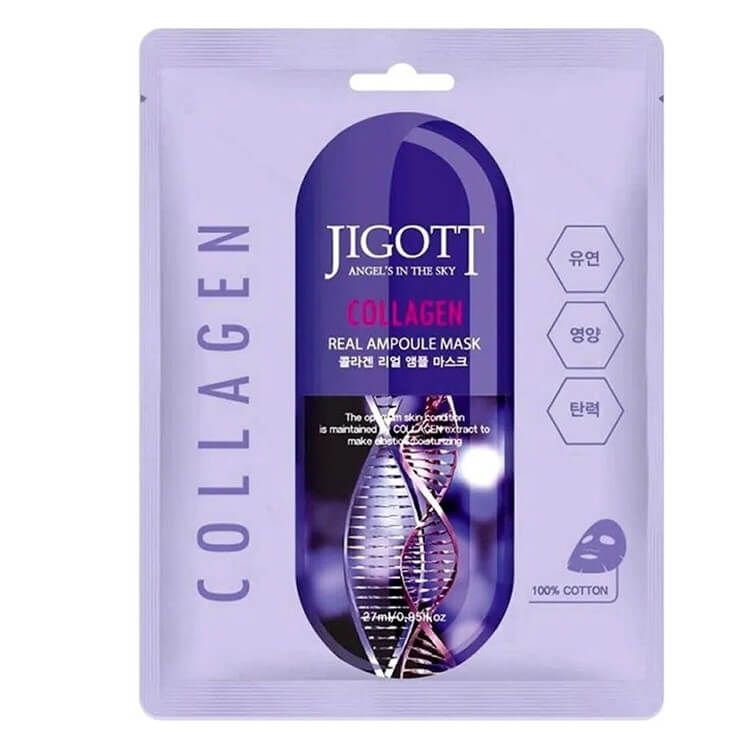 Jigott Collagen Маска за лице с колаген 27 мл