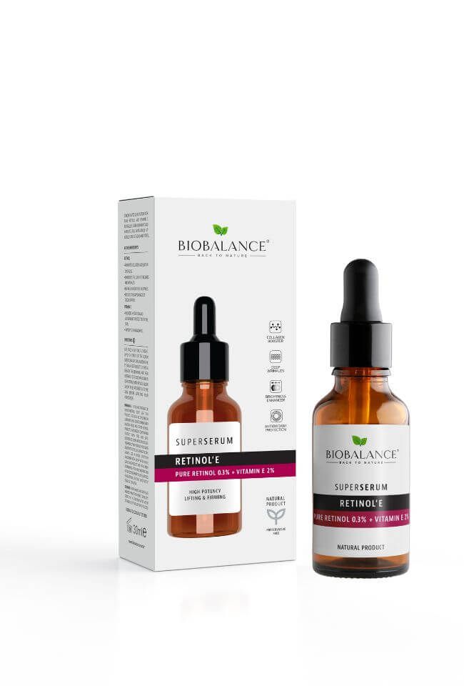 BioBalance Супер серум за повдигане и стягане с ретинол 30 мл