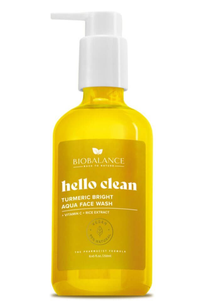 BioBalance Hello Clean Измивен гел за лице с куркума 250 мл