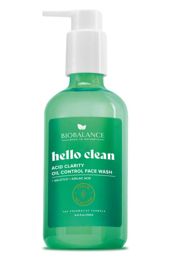 BioBalance Hello Clean Измивен гел за лице със салицилова киселина 250 мл