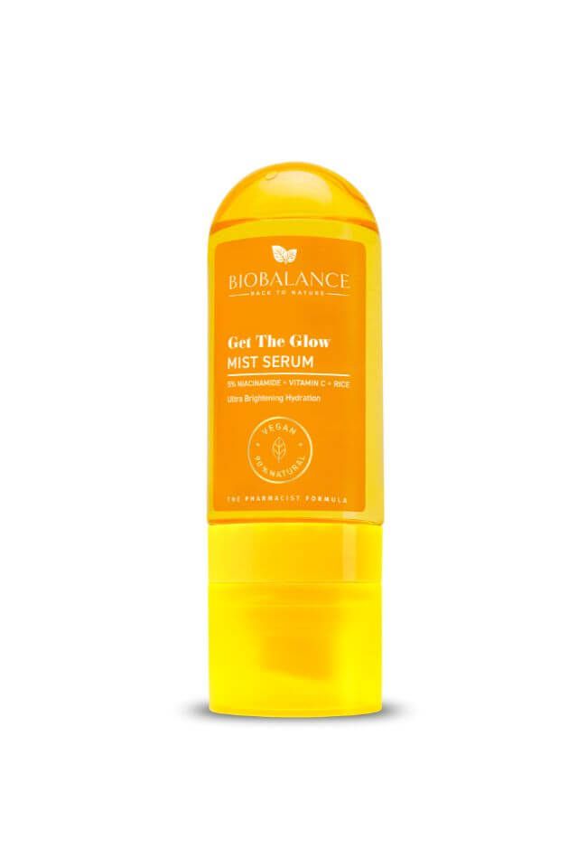 BioBalance Get The Glow Серум мист за лице с витамин C 80 мл