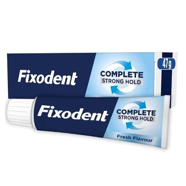 Fixodent Complete Strong Hold Fresh Flavour Крем за фиксиране на протези 47 г