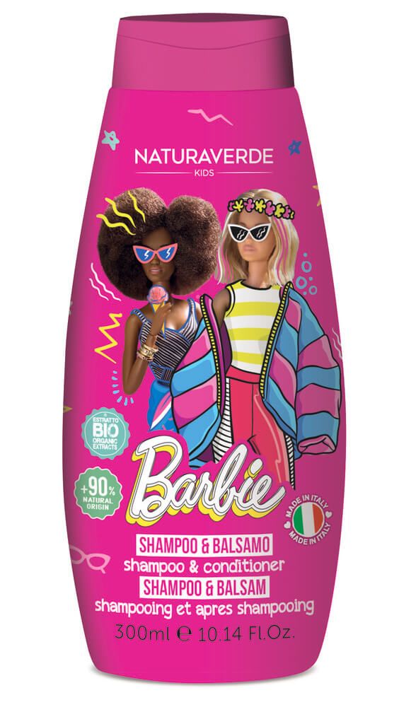 Naturaverde DISNEY Barbie Шампоан с балсам зa коса и тяло 300 мл