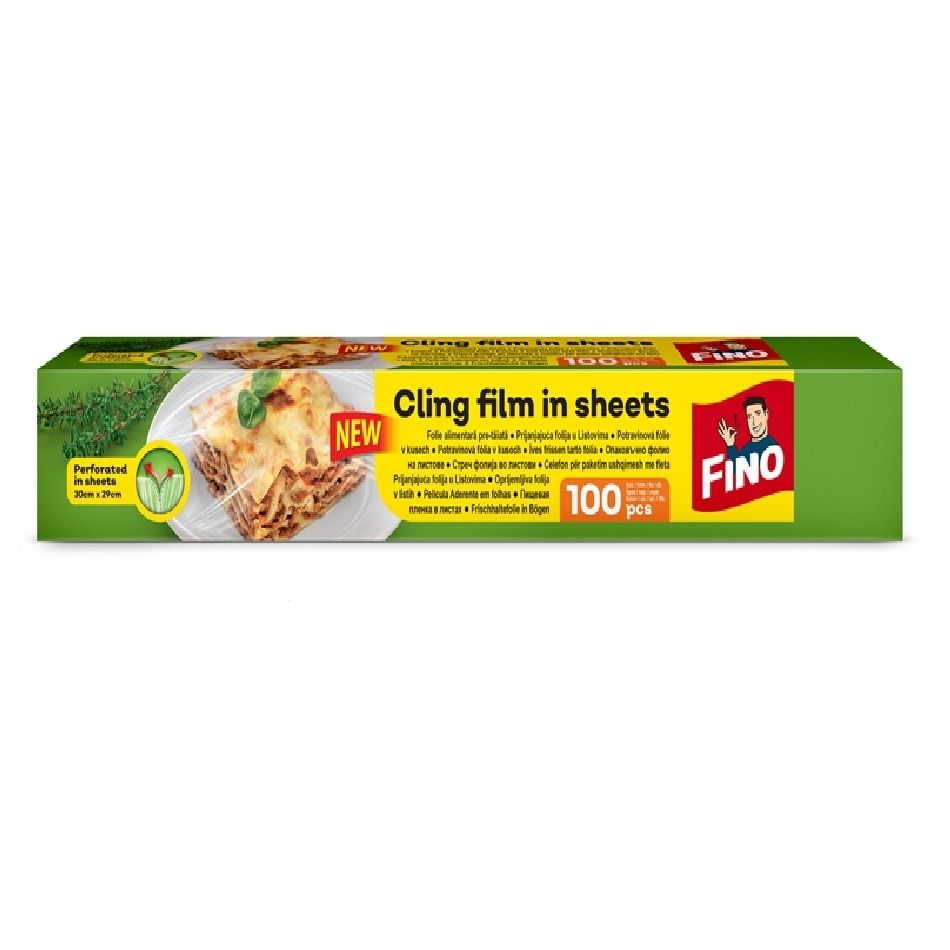 Fino PVC Опаковъчно фолио ролка 100 листа 29х30 см