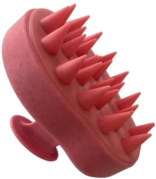 Doori Eco Biofrendly Hair Shampoo Brush Масажна еко четка за скалп цвят Розов