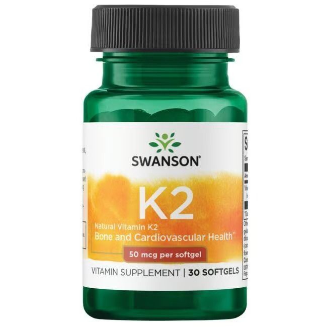 Swanson Витамин К2 – натурален x 30 софт гел капсули