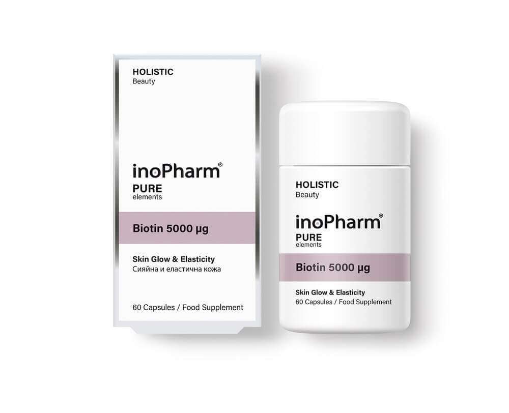 InoPharm Биотин 5000 μg х 60 капсули