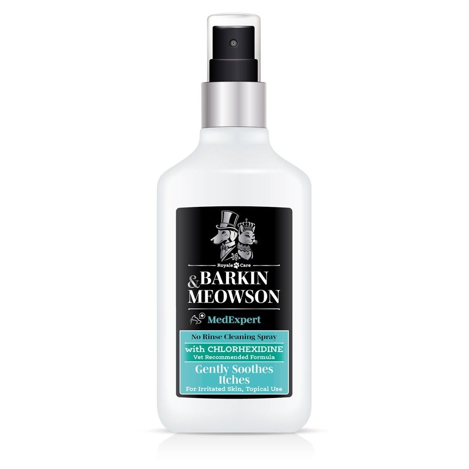 Barkin&Meowson MedЕxpert Шампоан-спрей с хлорхексидин без изплакване за кучета и котки 150 мл